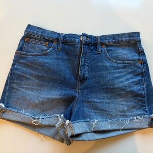 Madewell High Rise Denim Shorts size 31